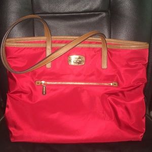 Red Michael Kors bag